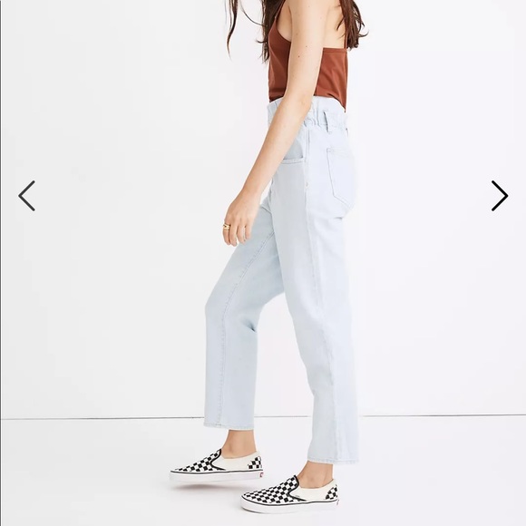 NWT Paperbag Classic Straight Jeans in Broomfield Wash 25 - Picture 3 of 5